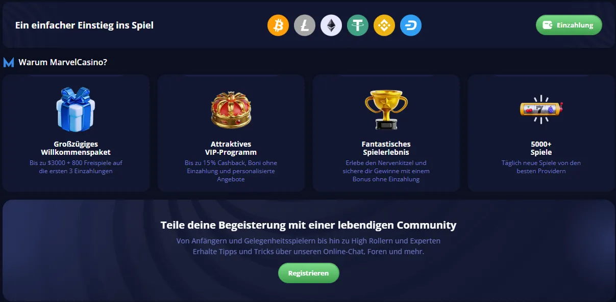 Kontoeröffnung bei Marvel Casino in drei Schritten Kontoeröffnung bei Marvel Casino in drei Schritten